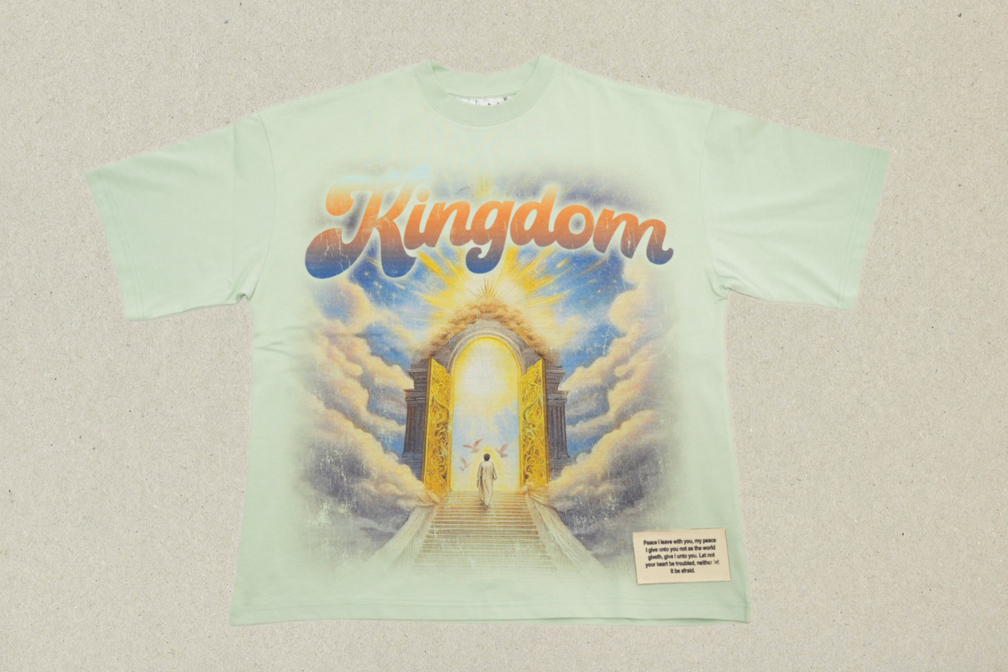 Coming to Kingdom Light Green Tee